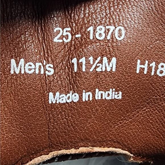 Johnston & Murphy Chukka Boots Men 11.5M Copeland Brown Oiled Leather 25-1870 - Picture 10 of 10